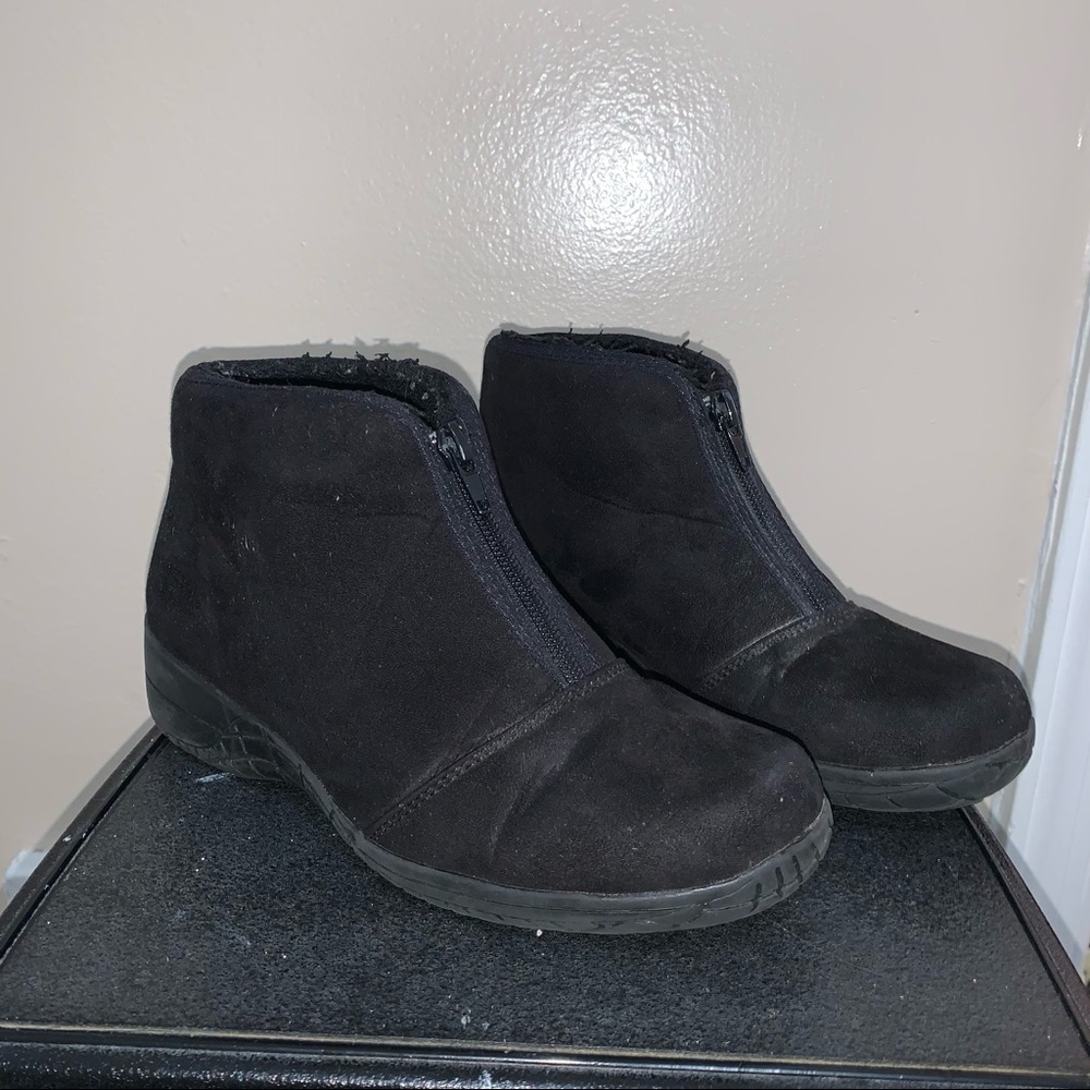 Basic Editions Suede Ankle Boot